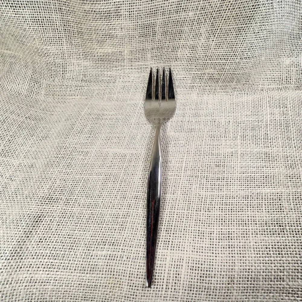 Ebbtide Solid Stainless Steel Serving Fork USA Made Vintage Replacement 8.5 Inch